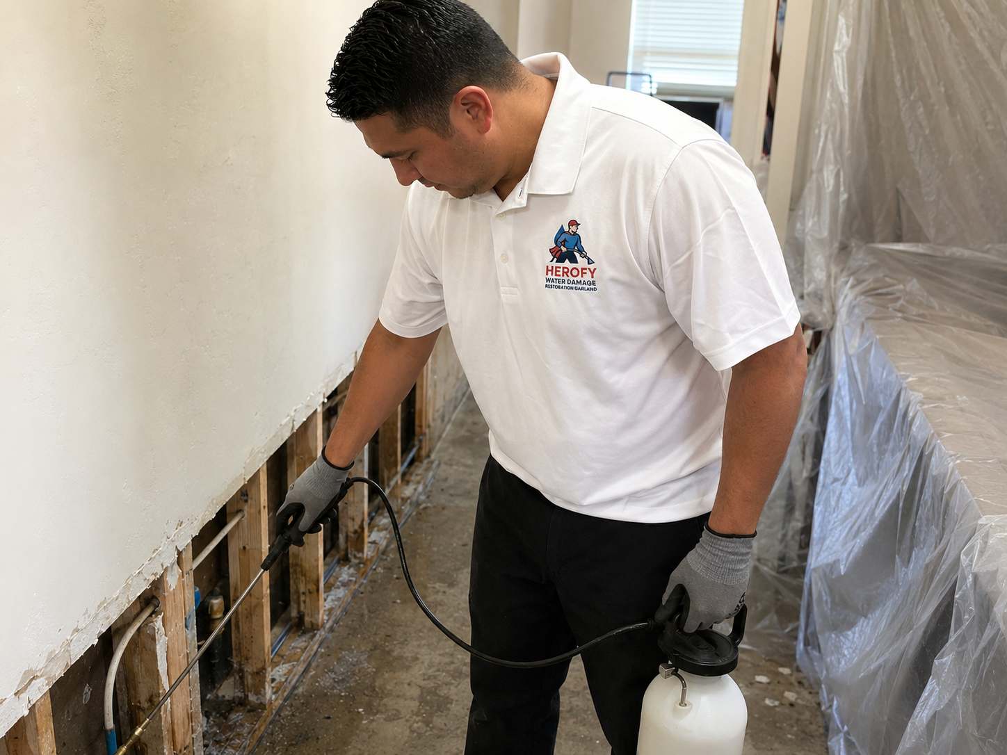 Flood and storm damage cleanup